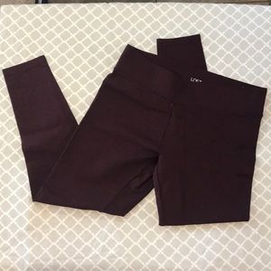 LOFT Maroon Leggings